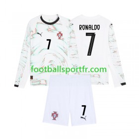 Tenue Portugal Cristiano Ronaldo 7 Enfant Exterieur 2025 Maillot de Foot ML